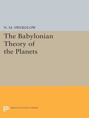 cover image of The Babylonian Theory of the Planets